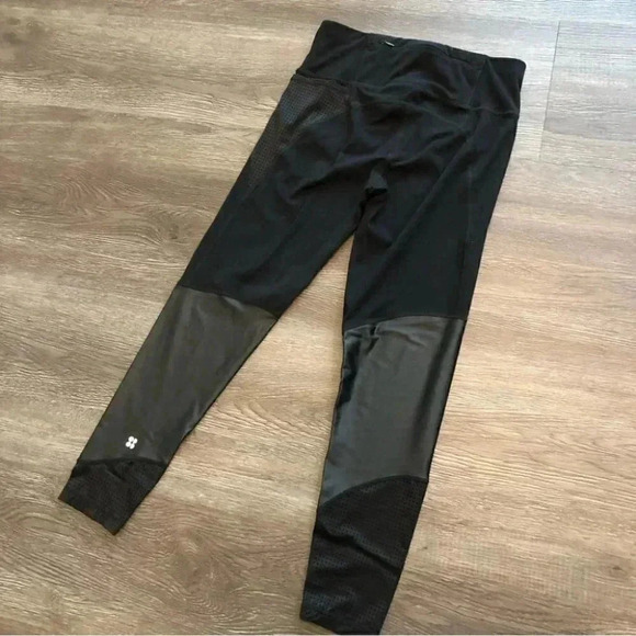 Sweaty Betty Power 7/8 Length Yoga Pants Leggings Panel Black: XS - Picture 11 of 11